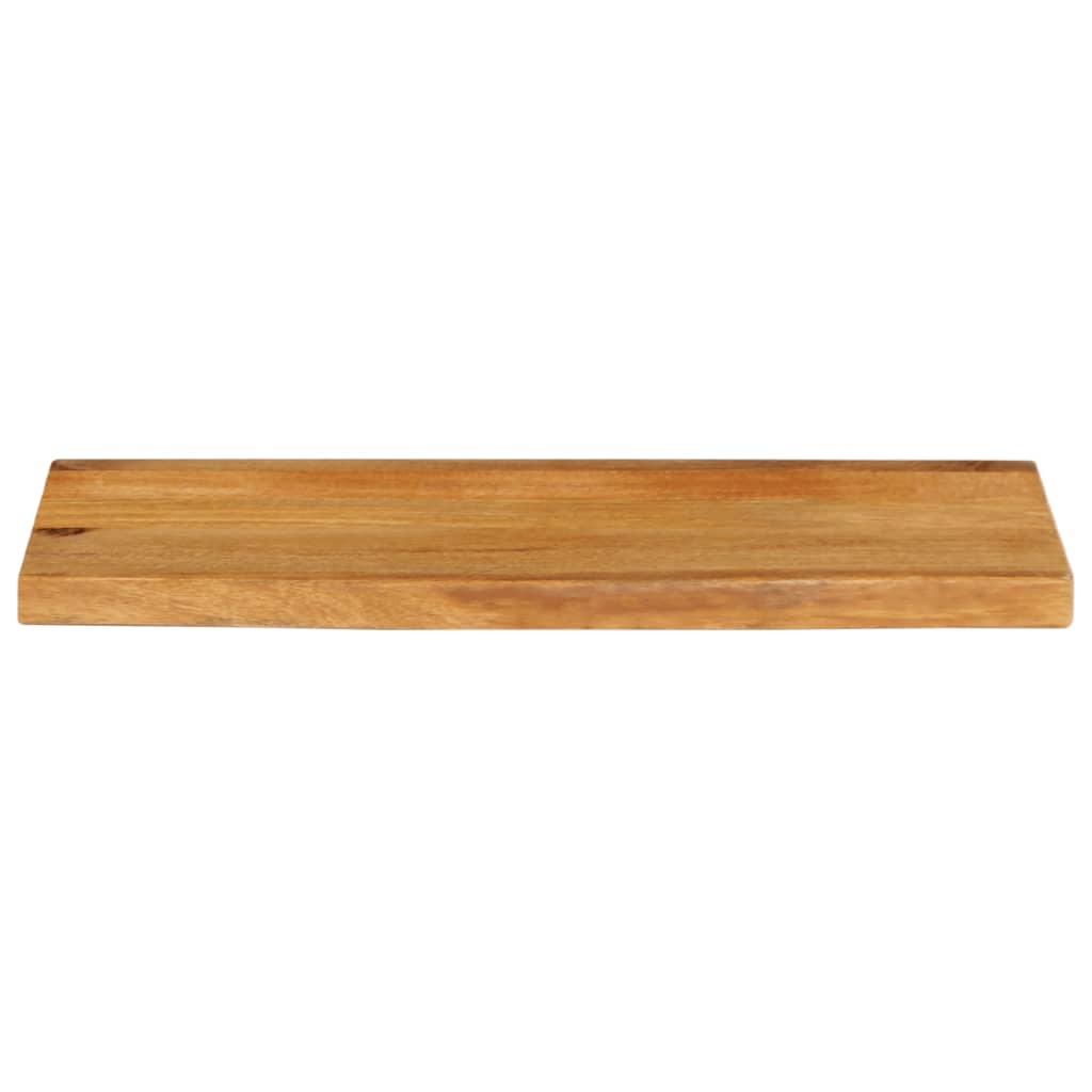 Wandregal 40x20x2,5 cm Rechteckig Massivholz Akazie Baumkante