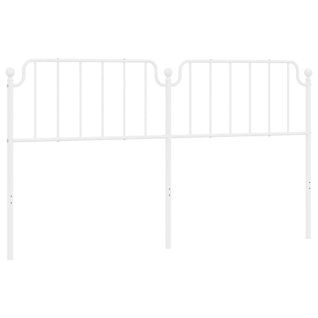 Ersatz-Kopfteil Metall Schwarz 135 cm