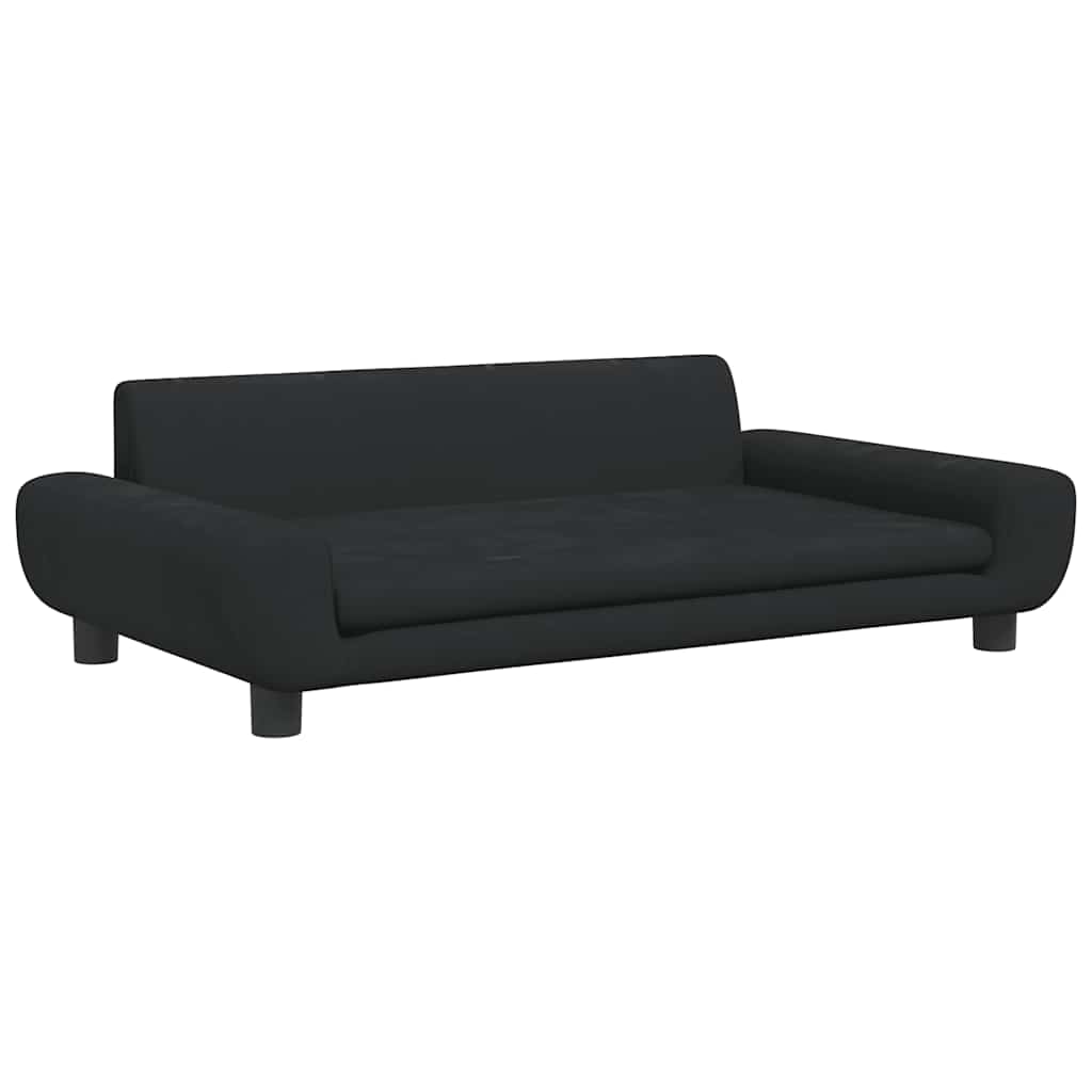 Hundebett Blau 100x54x33 cm Samt