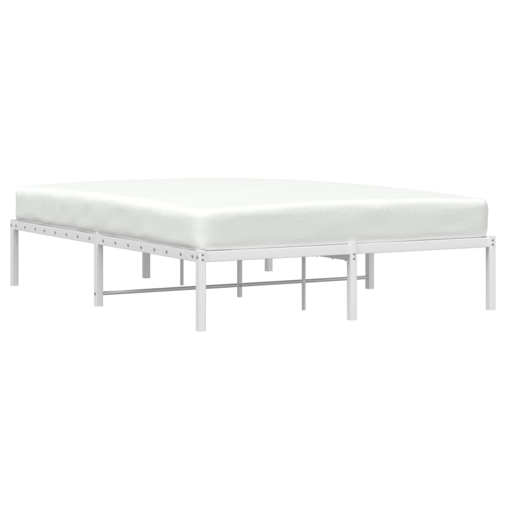 Bettgestell Metall Schwarz 75x190 cm