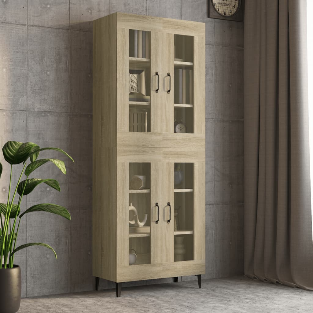 Hängeschrank Weiß 69,5x34x90 cm