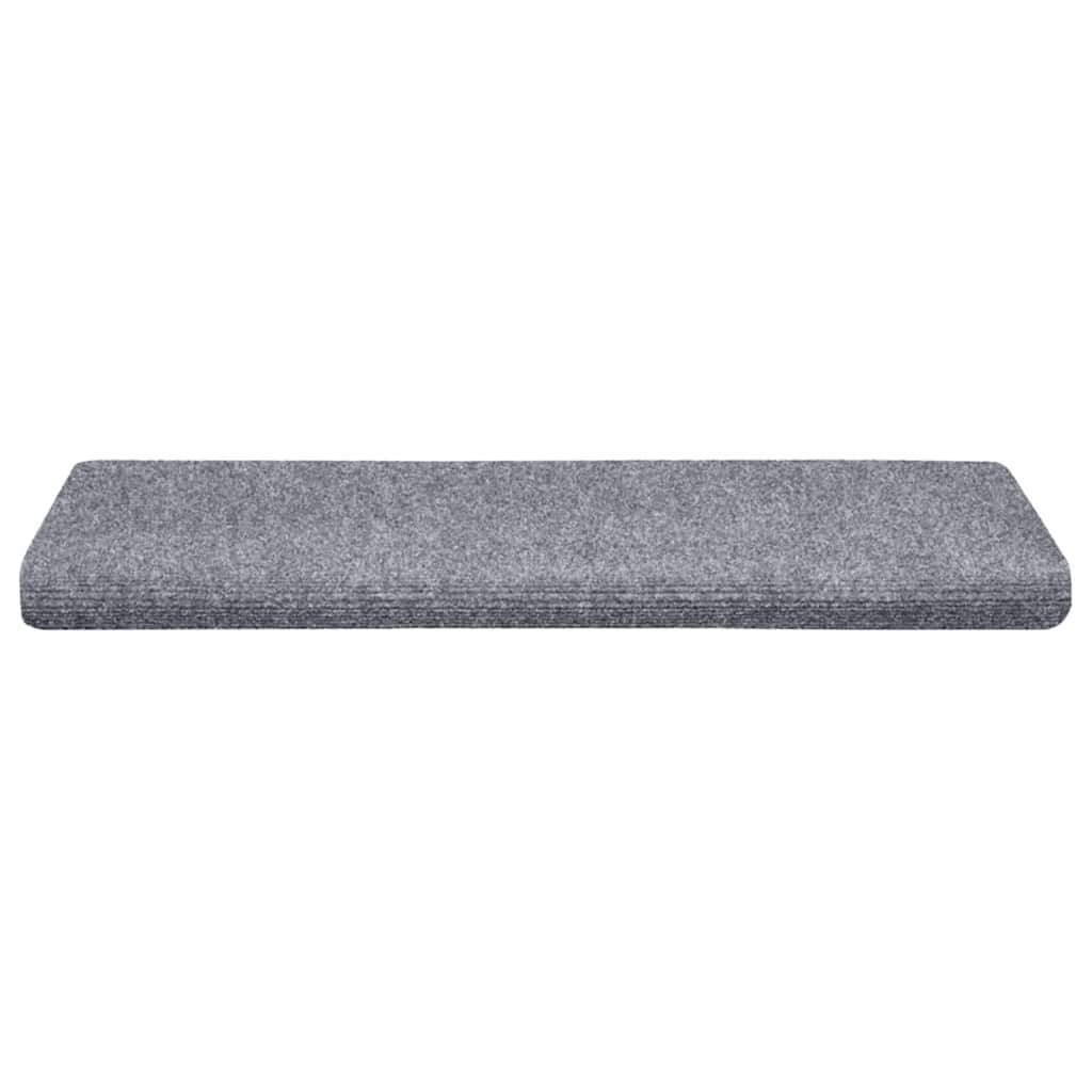 Stufenmatten Selbstklebend 15 Stk. 65x21x4 cm Hellbraun Rechteckiger Rand