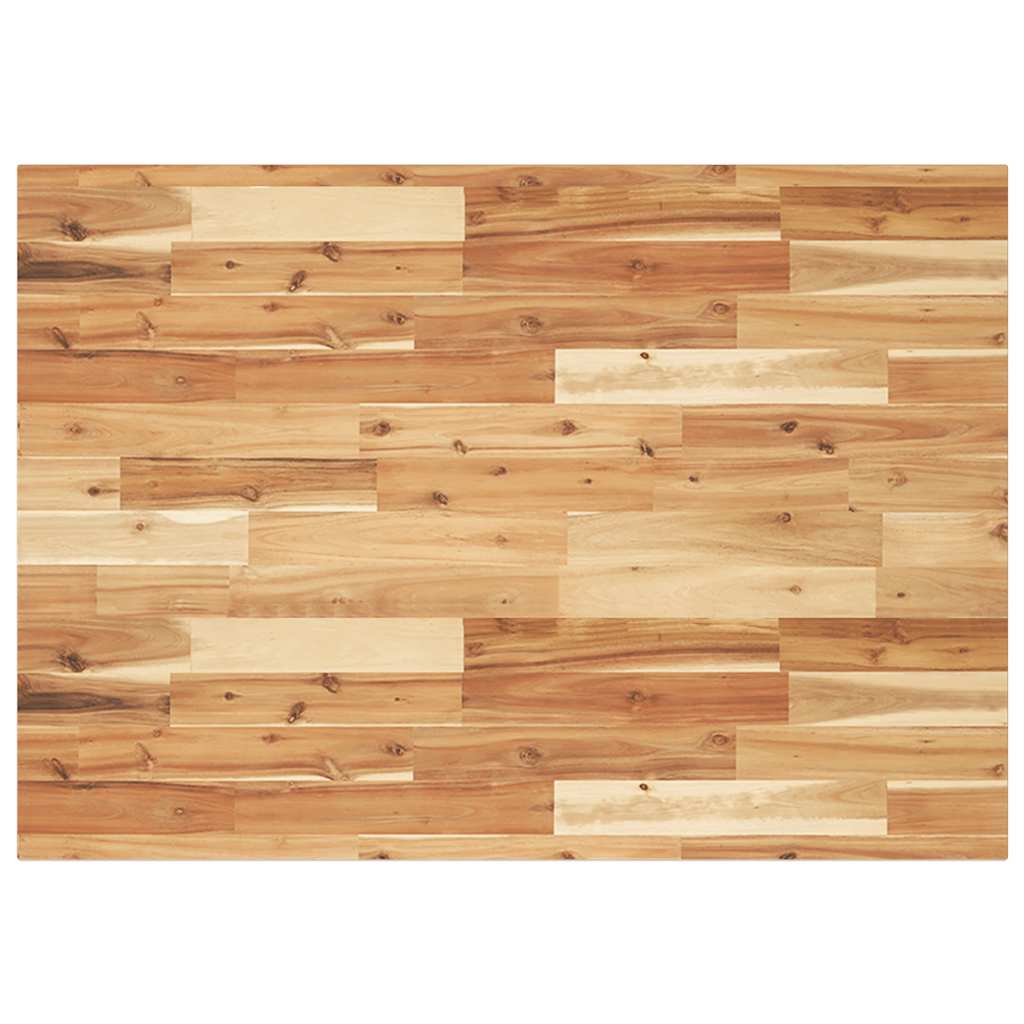 Schreibtischplatte Unbehandelt 60x50x2 cm Massivholz Akazie