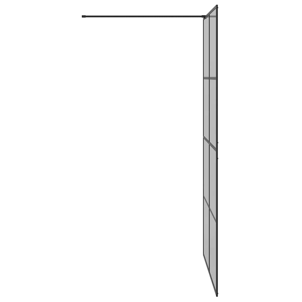 Duschwand für Begehbare Dusche mit Klarem ESG Glas 80x195 cm