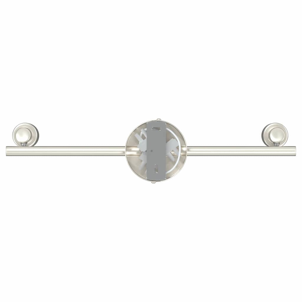 Deckenstrahler mit Strahlern Nickel 8 x 8 x 10,5 cm Stahl