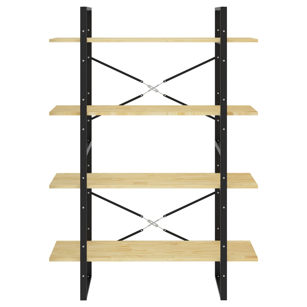 Bücherregal 2 Fächer Weiß 100x30x70 cm Holzwerkstoff