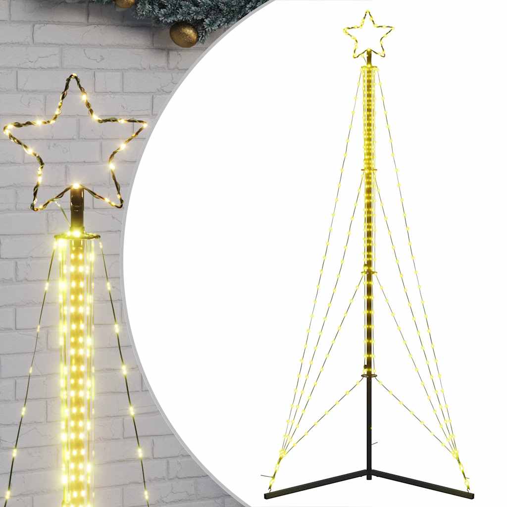LED Weihnachtsbaum 363 LEDs Warmweiß 182 cm