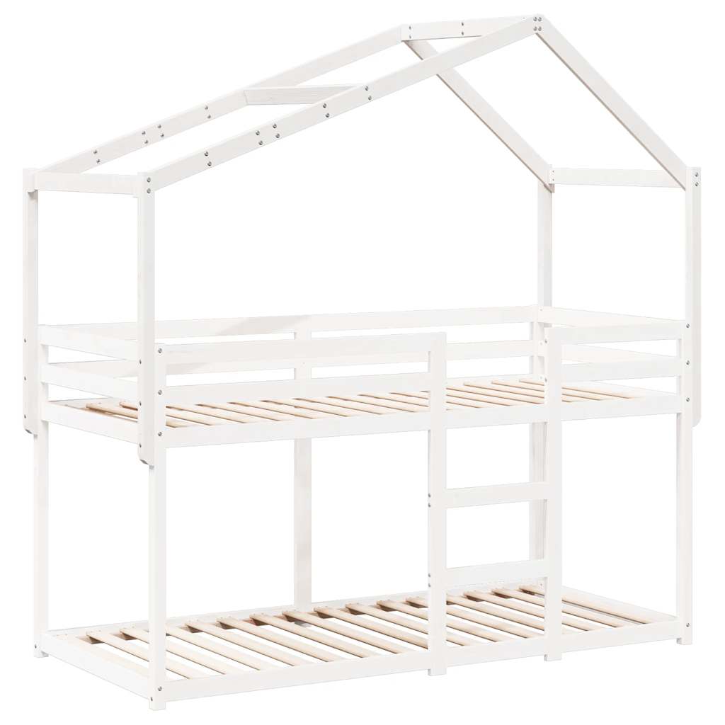 Dach für Kinderbett 213x95,5x144,5 cm Massivholz Kiefer