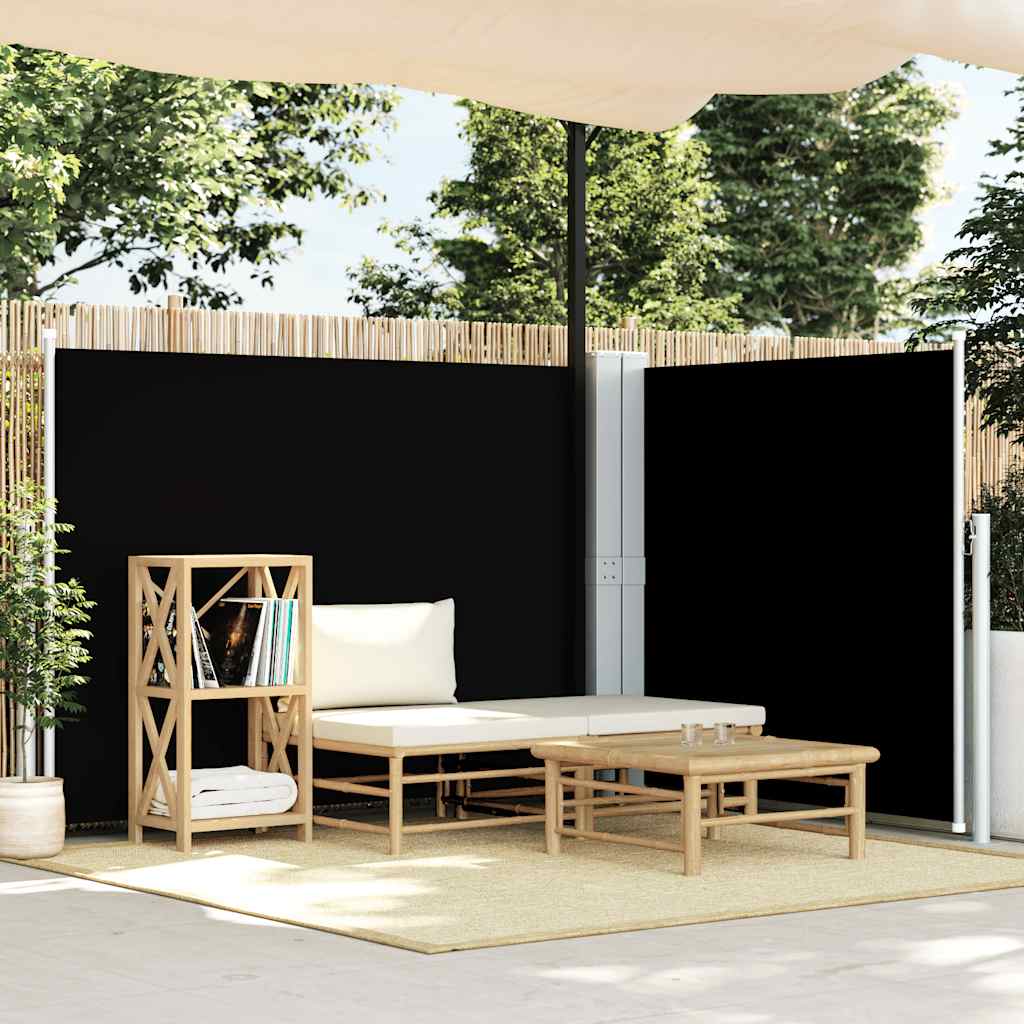 Ausziehbare Seitenmarkise 160×600 cm Braun