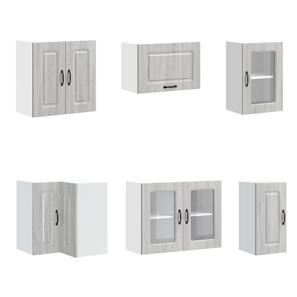 11-tlg. Küchenschrank-Set Kalmar Weiß Holzwerkstoff