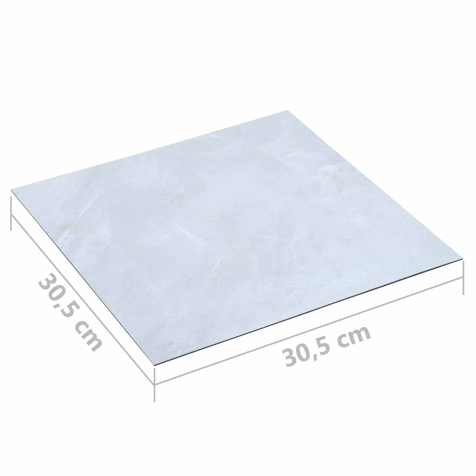 Bodenplanken 55 pcs Schwarz 5,11 m² PVC