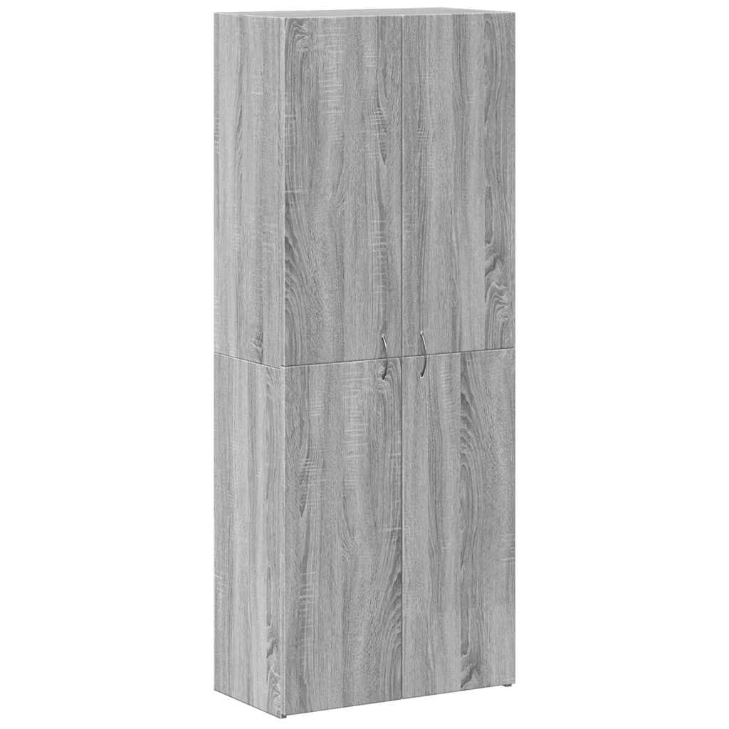 Aktenschrank Weiß 60x32x153 cm Holzwerkstoff