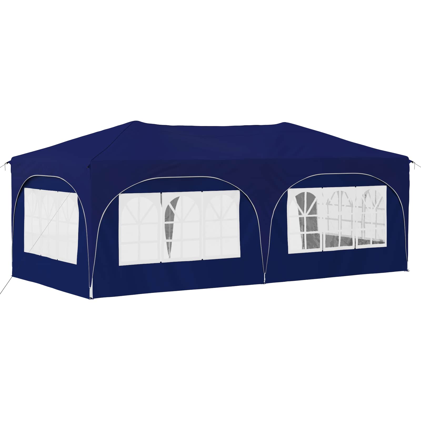 Pop-up Partyzelt 575 x 288 x 245 cm Creme Oxford-Stoff