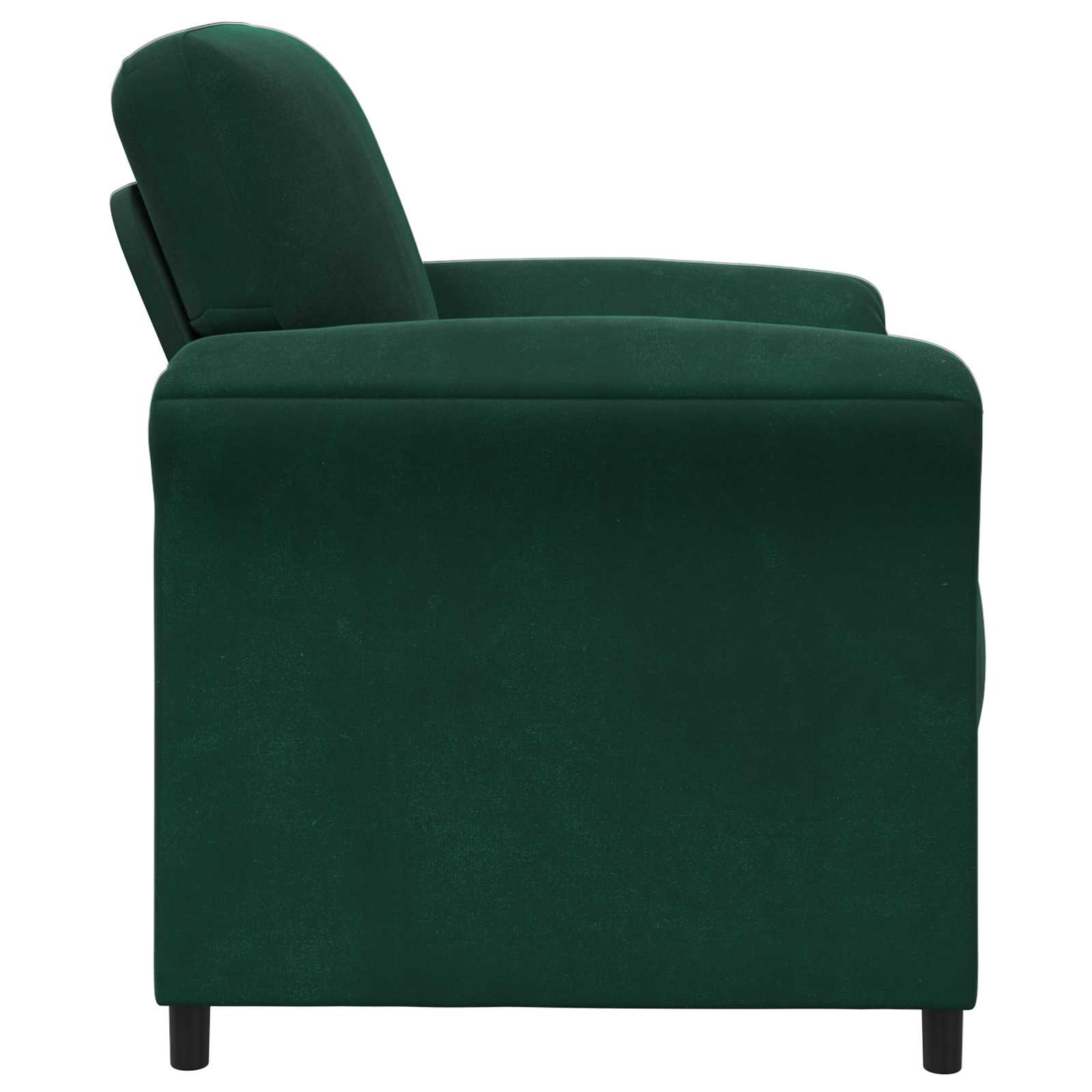 1-Sitzer Sofa Hellgrau 88 x 83 x 95 cm Samt