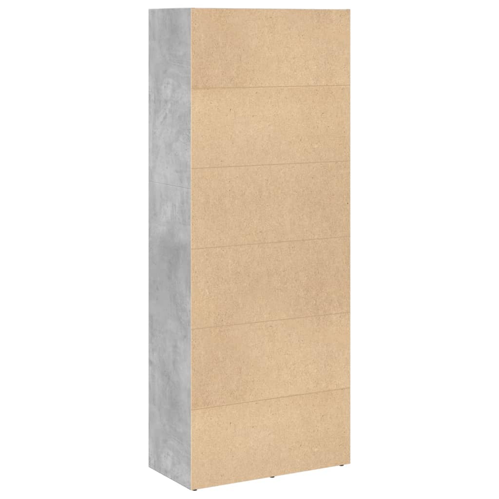 Bücherregal Weiß 80x30x189 cm Holzwerkstoff