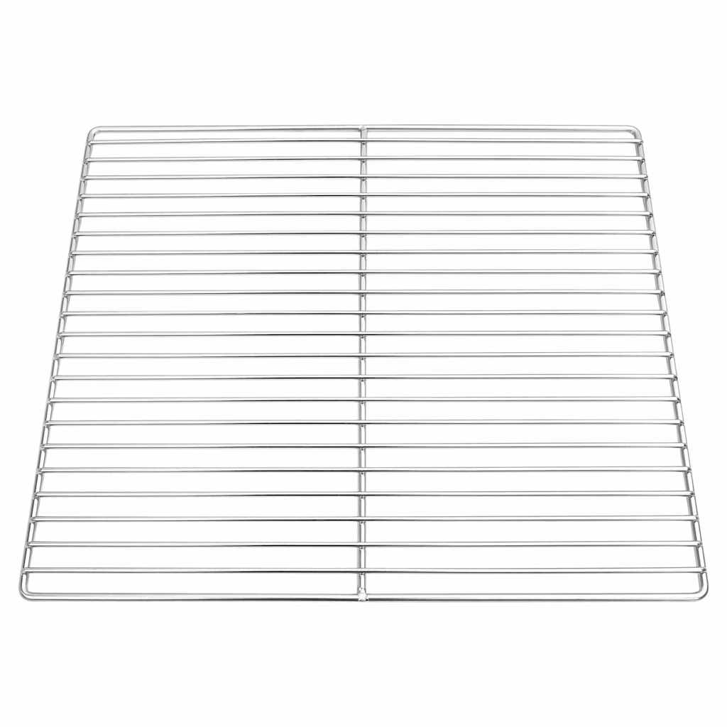 Grillrost Silber 40 x 30 cm Edelstahl