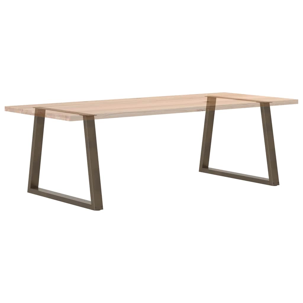 Couchtischbeine V-Form 2 Stück Schwarz 30x(30-31,3) cm Stahl