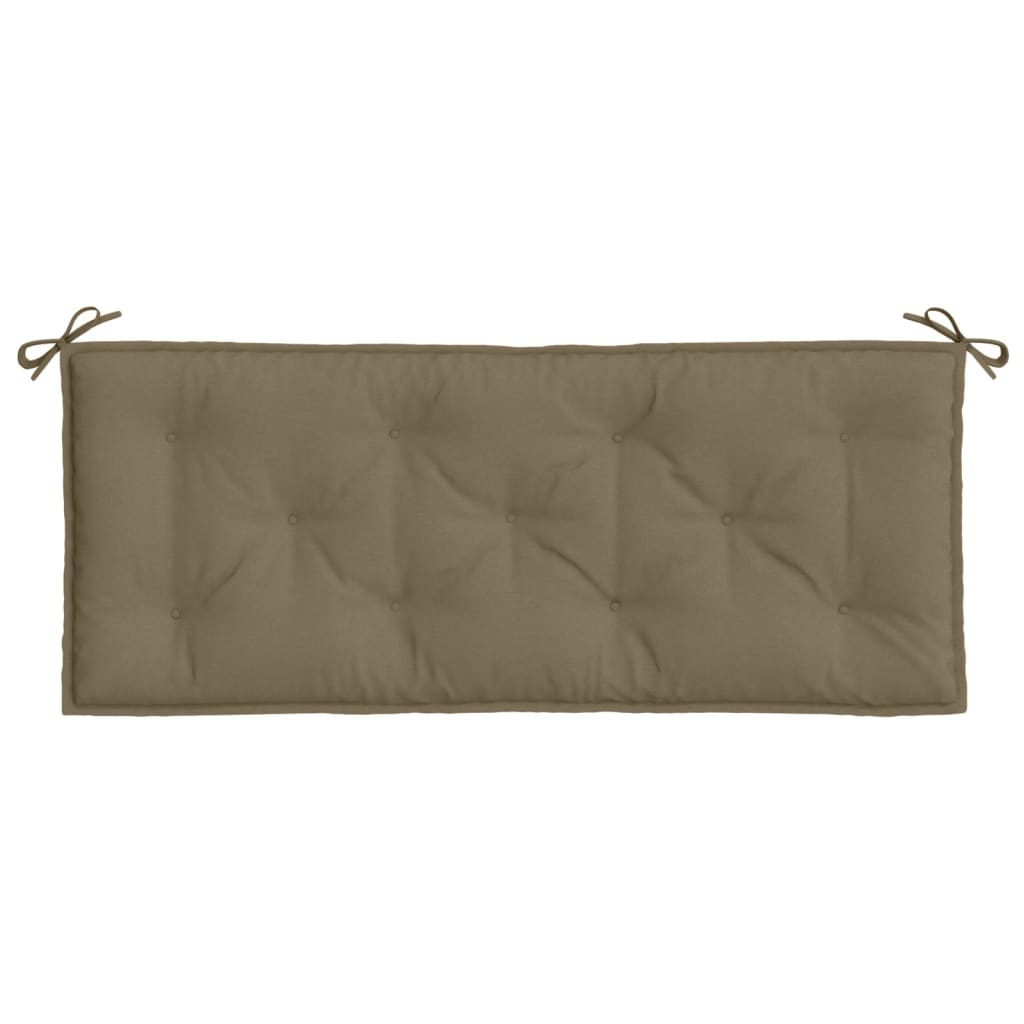 Gartenbank-Auflage Melange Anthrazit 100x50x7 cm Stoff