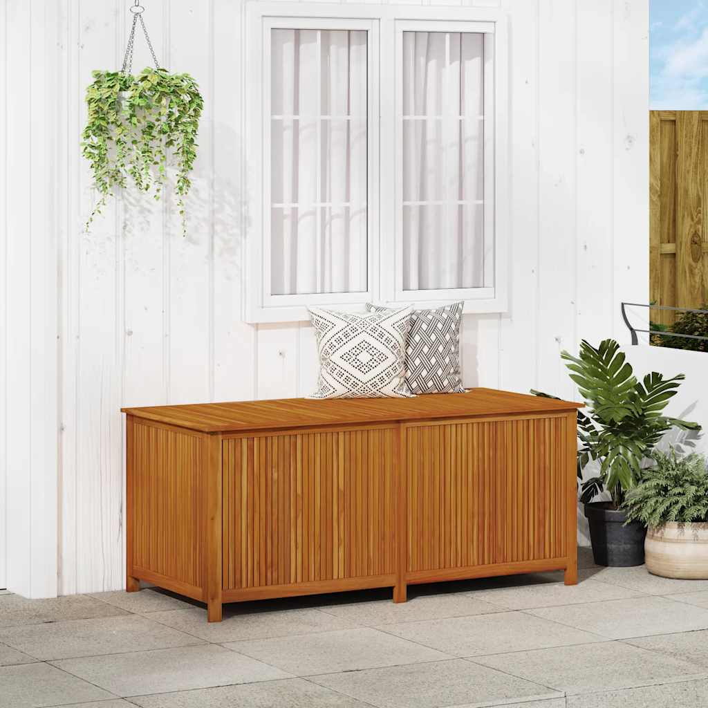 Garten-Aufbewahrungsbox 150x80x75 cm Massivholz Akazie