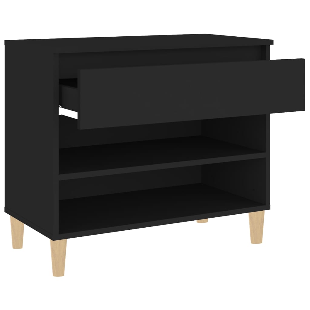 Schuhregal Weiß 70x36x60 cm Holzwerkstoff