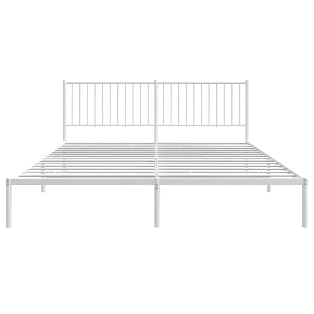 Bettgestell Metall Schwarz 75x190 cm
