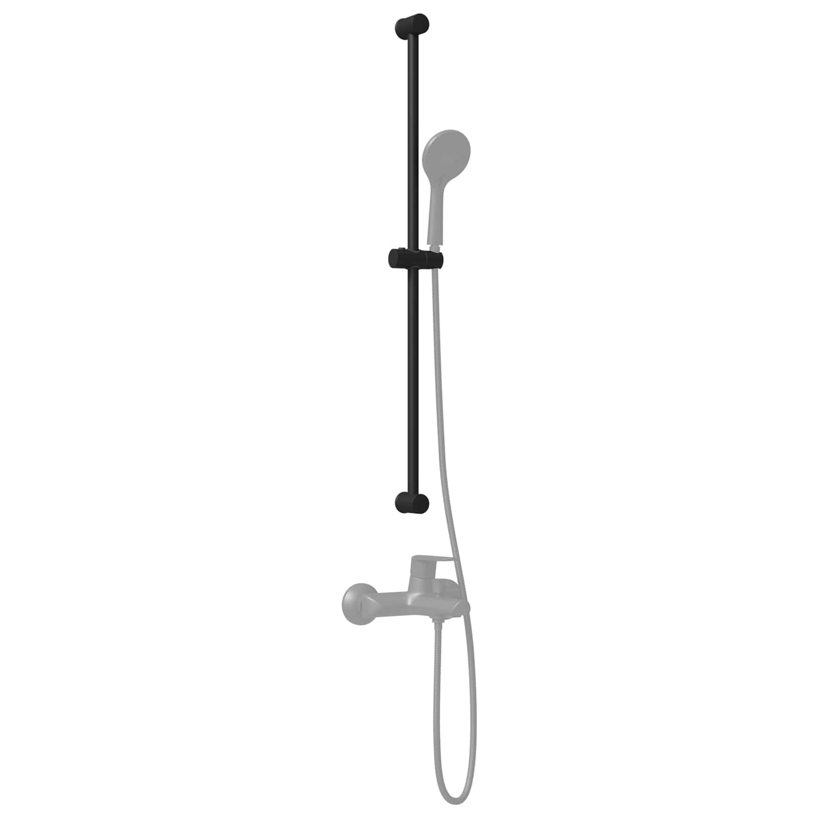 Duschkopfhalter Chrom 71 cm Edelstahl