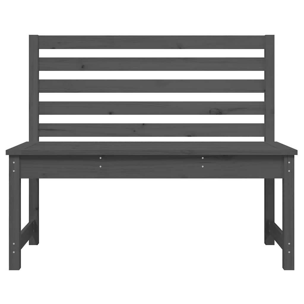 Gartenbank 109 cm Massivholz Kiefer