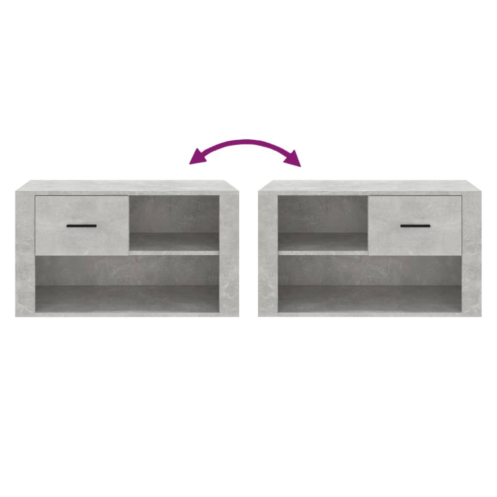 Schuhschrank Weiß 80x35x45 cm Holzwerkstoff