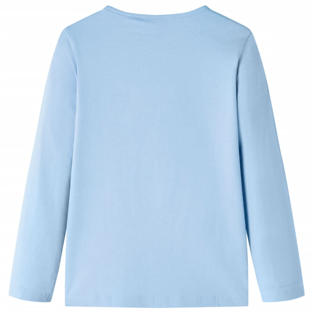 Kinder-Langarmshirt Marineblau 92