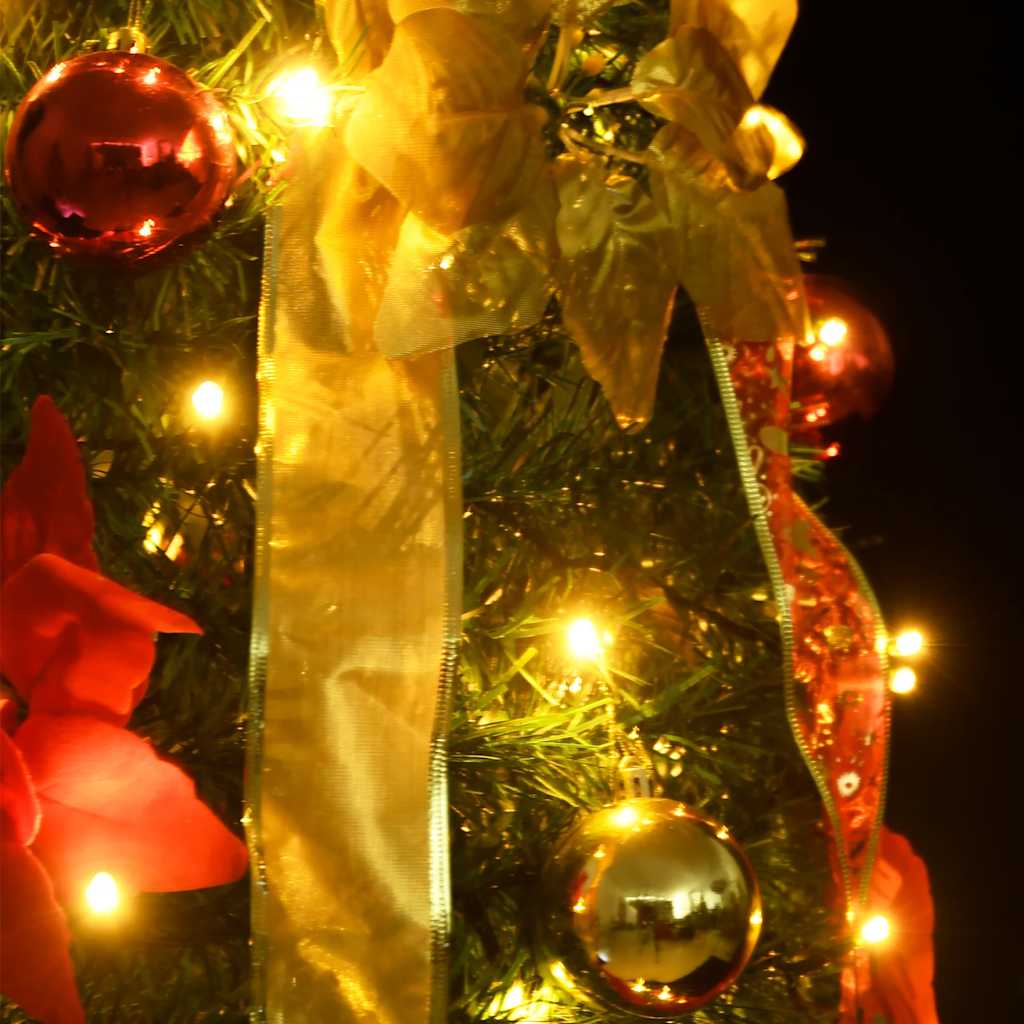 Pop-Up-Weihnachtsbaum Künstlich 50 LEDs Grün 120 cm