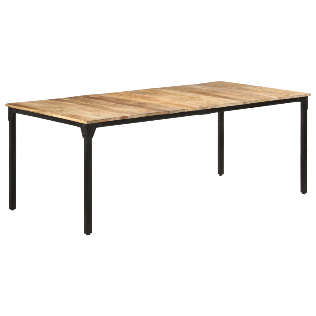 Esstisch 140x70x76 cm Raues Mangoholz
