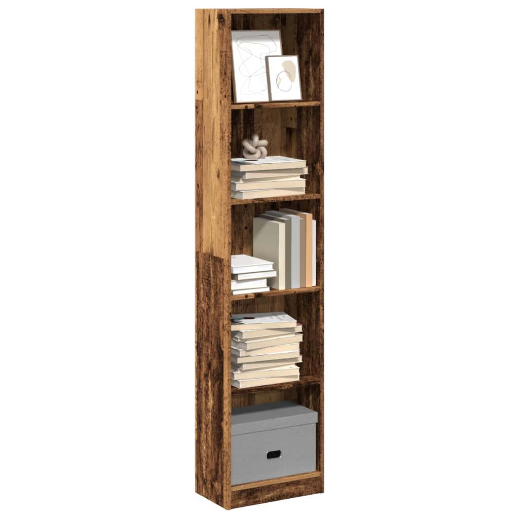 Bücherregal Weiß 40x24x75 cm Holzwerkstoff