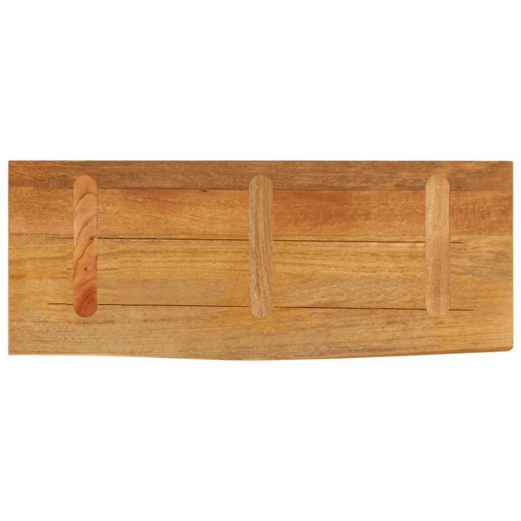 Wandregal 40x20x2,5 cm Rechteckig Massivholz Akazie Baumkante