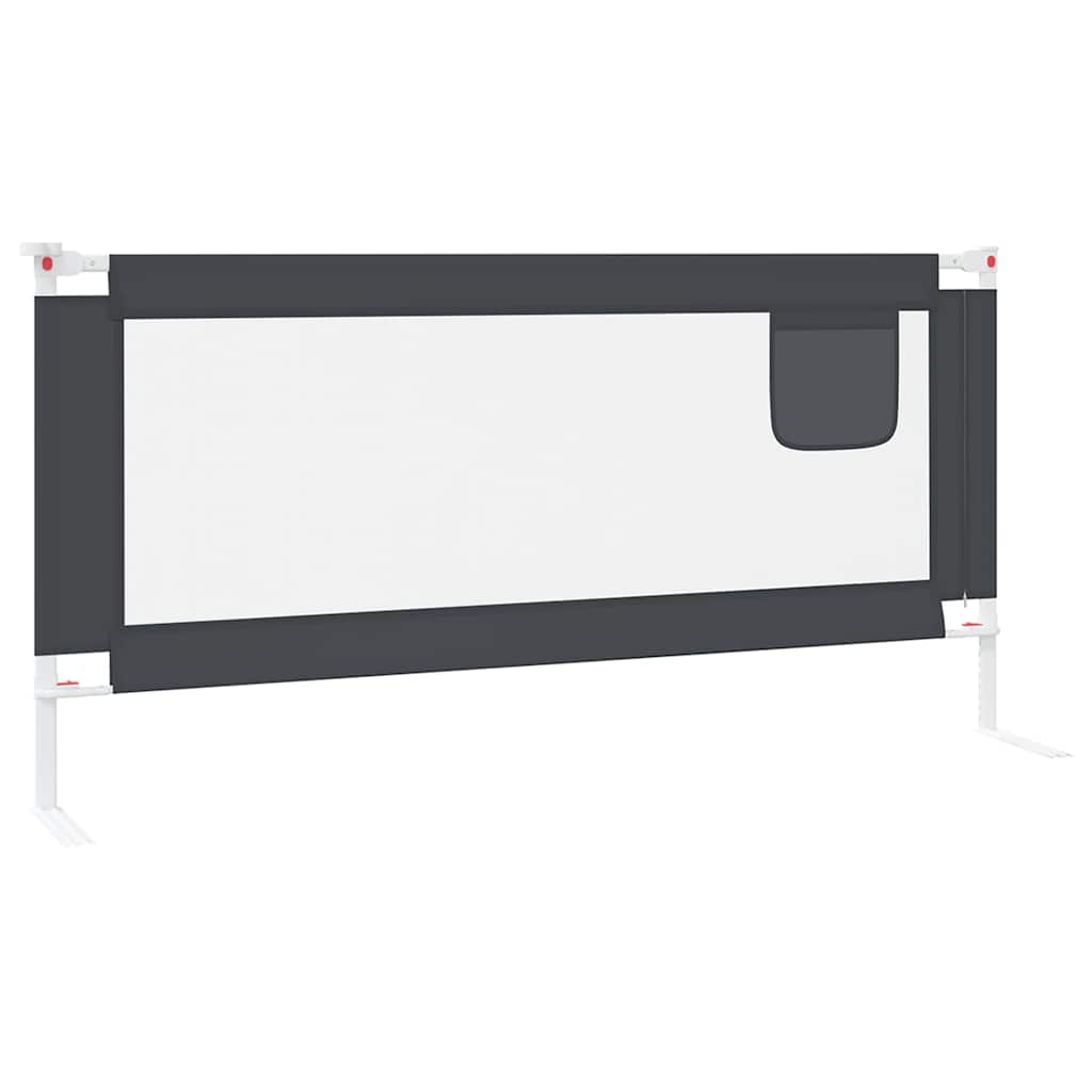 Kleinkind-Bettschutzgitter Grün 90x25 cm Stoff