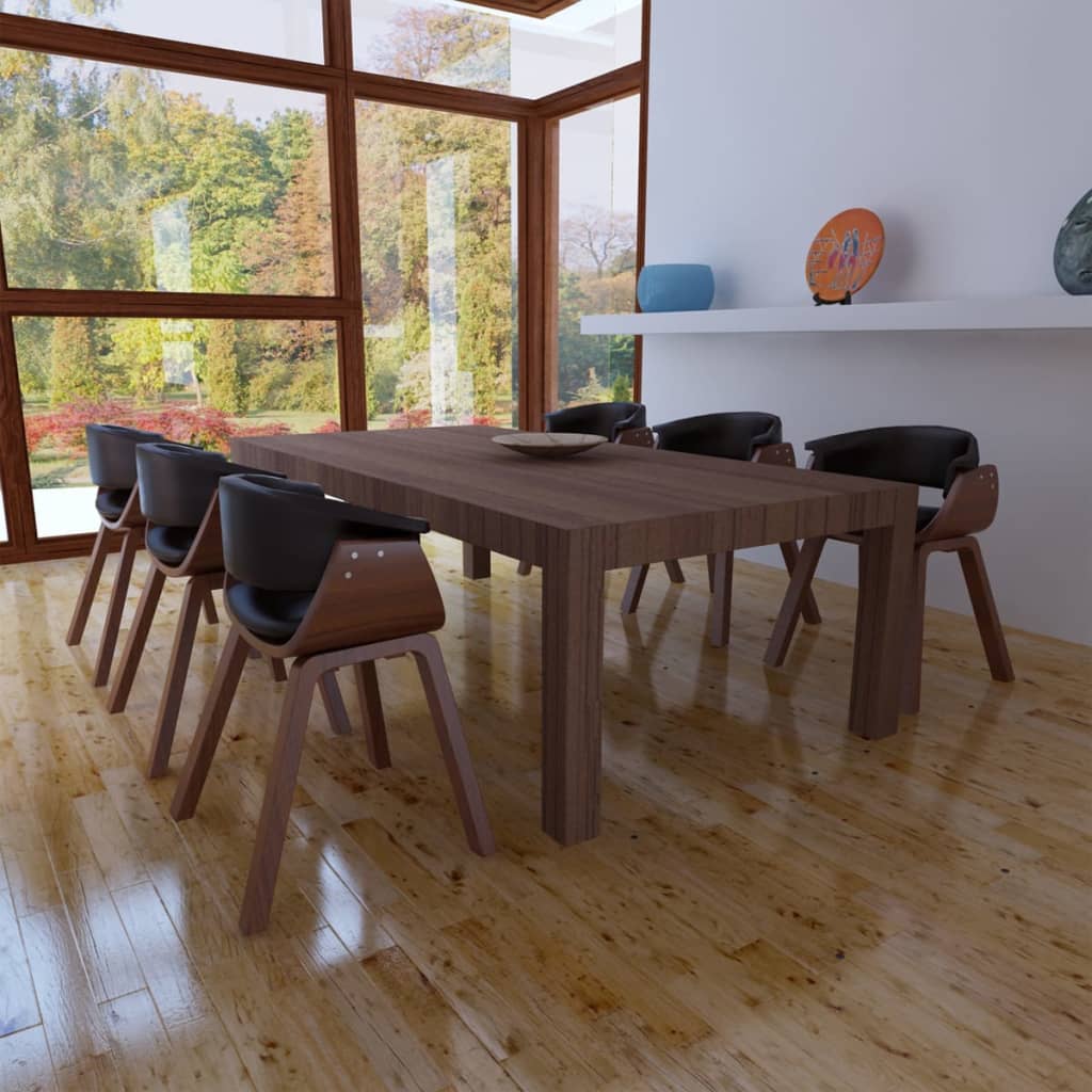 Esszimmerstuhl Bugholz und Kunstleder