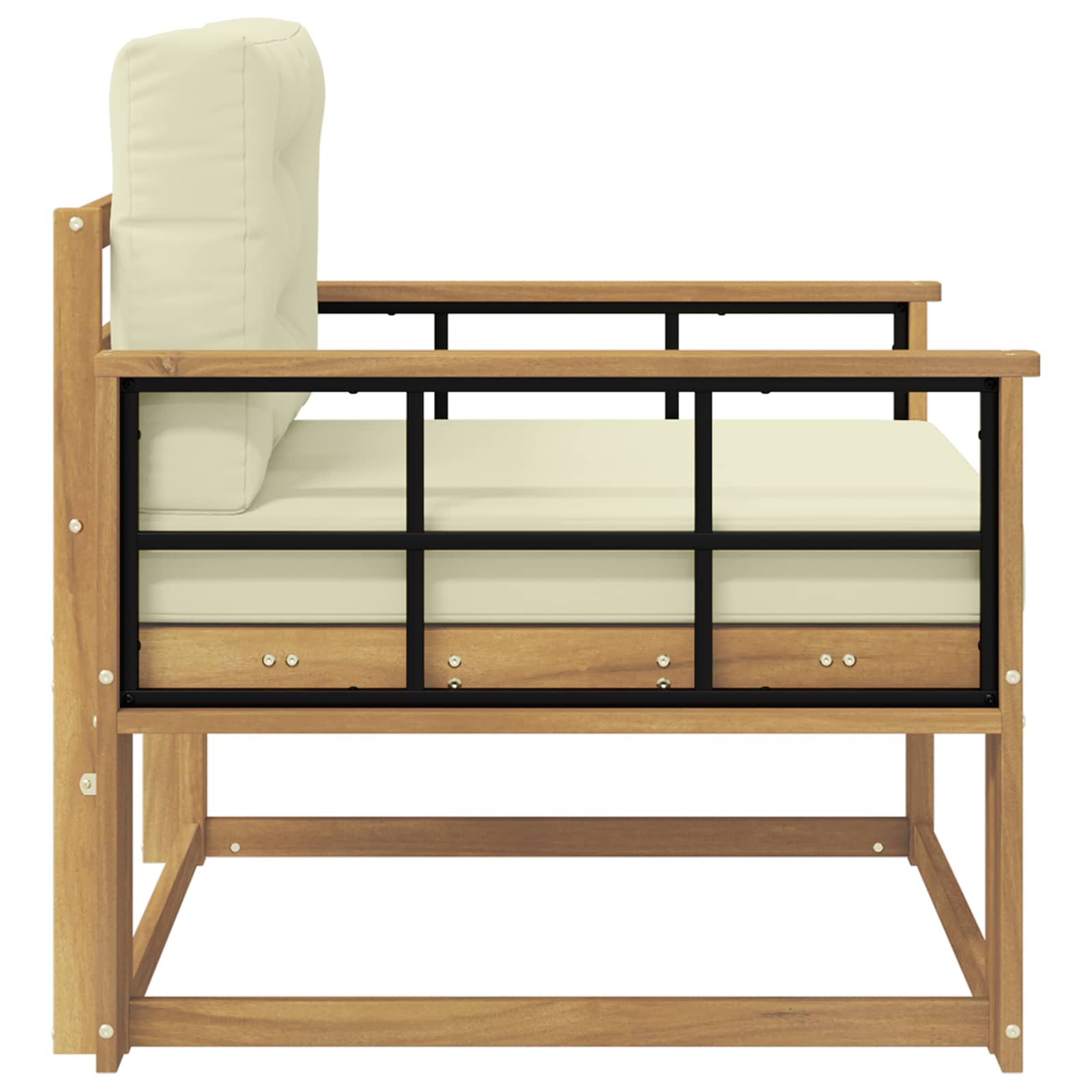 Outdoor Mittelsofa Natur