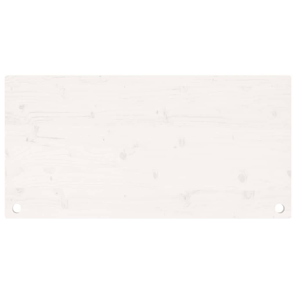 Schreibtischplatte 80x40x2,5 cm Massivholz Kiefer