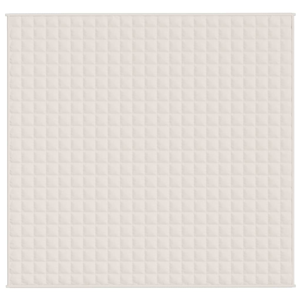 Gewichtsdecke Grau 122x183 cm 5 kg Stoff