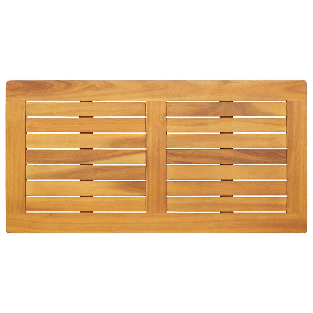 Tischplatte Öl-Natur 80 x 40 x 2 cm Massivholz Akazie