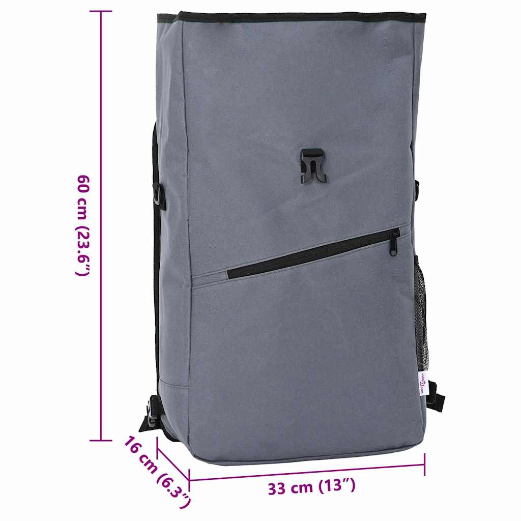 Fahrradtasche Schwarz 33 x 16 x 60 cm Polyester