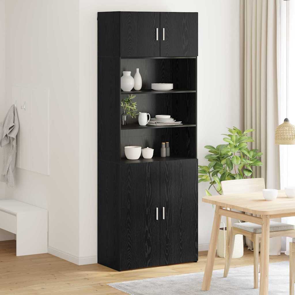 Aufbewahrungsschrank Altholz 80 x 42,5 x 225 cm Holzwerkstoff