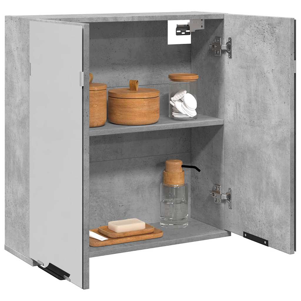 Bad-Spiegelschrank Weiß 64x20x67 cm
