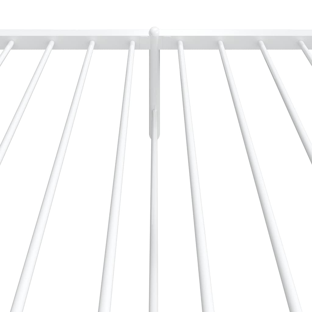 Bettgestell Metall Schwarz 75x190 cm
