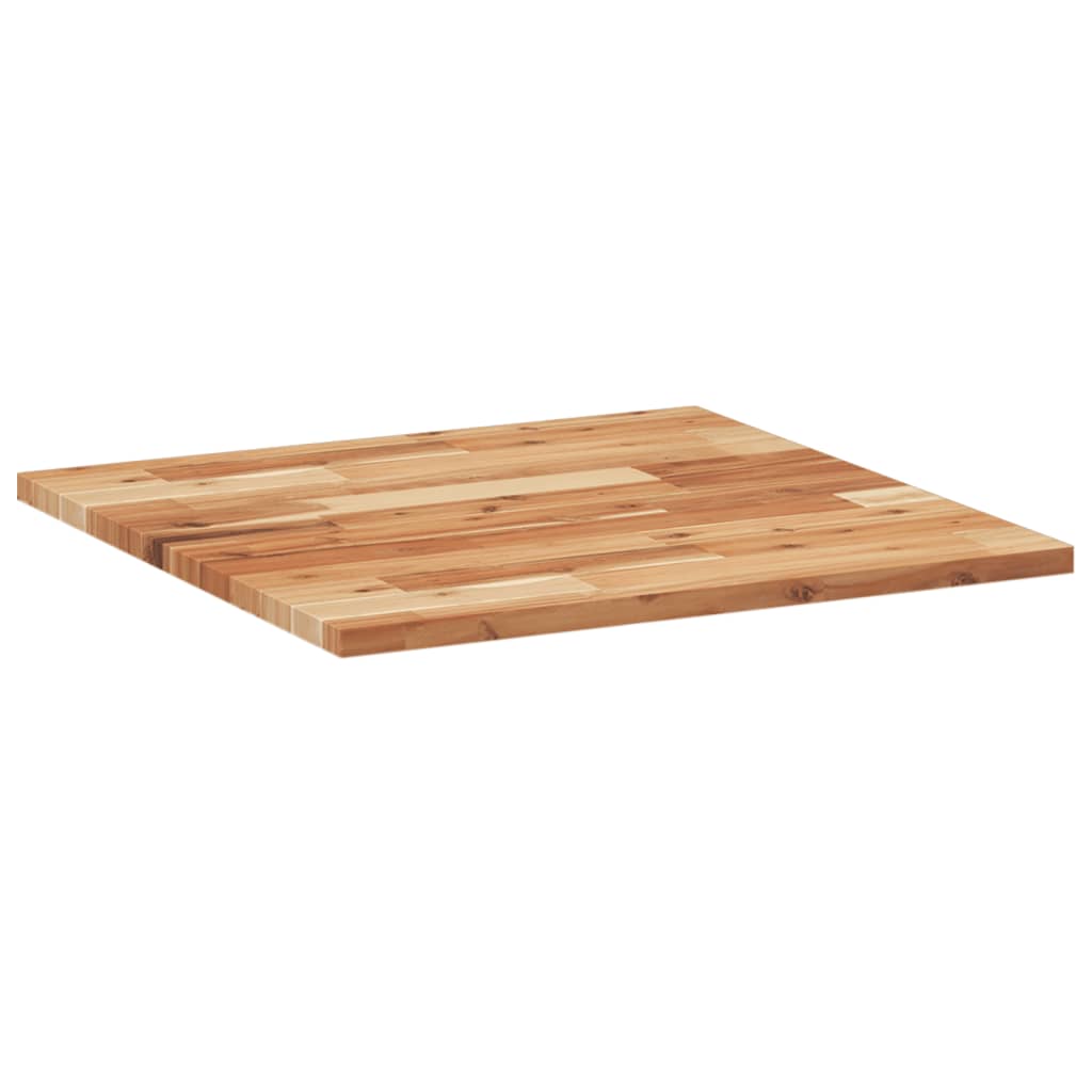 Tischplatte Rund Ø40x2 cm Massivholz Akazie