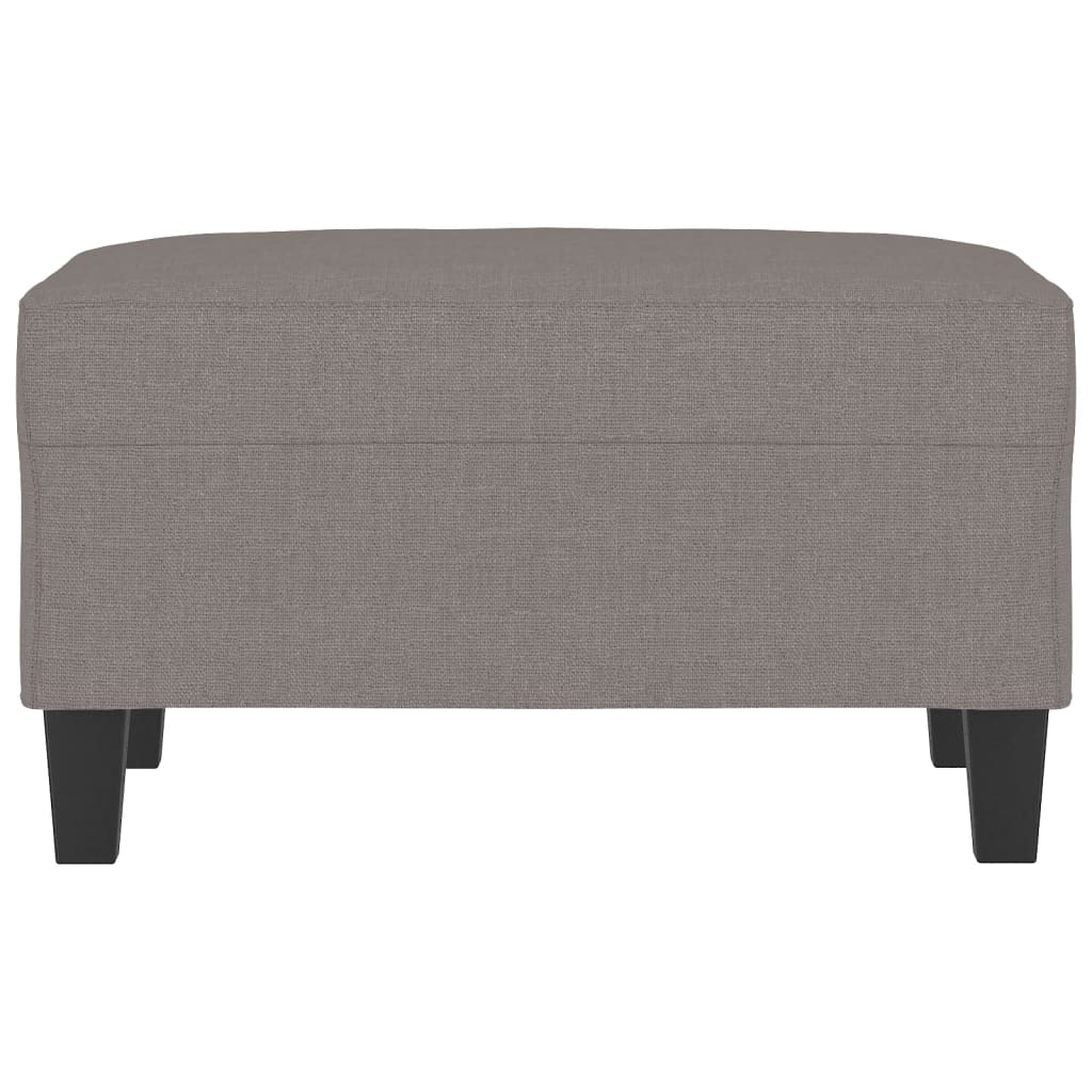 Fußhocker Hellgrau 60x50x41 cm Stoff