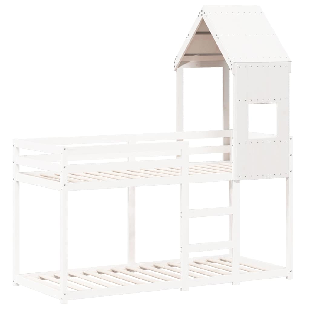 Dach für Kinderbett 60x89x134,5 cm Massivholz Kiefer