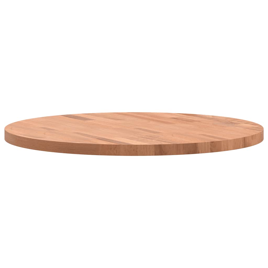 Tischplatte Ø30x1,5 cm Rund Massivholz Buche