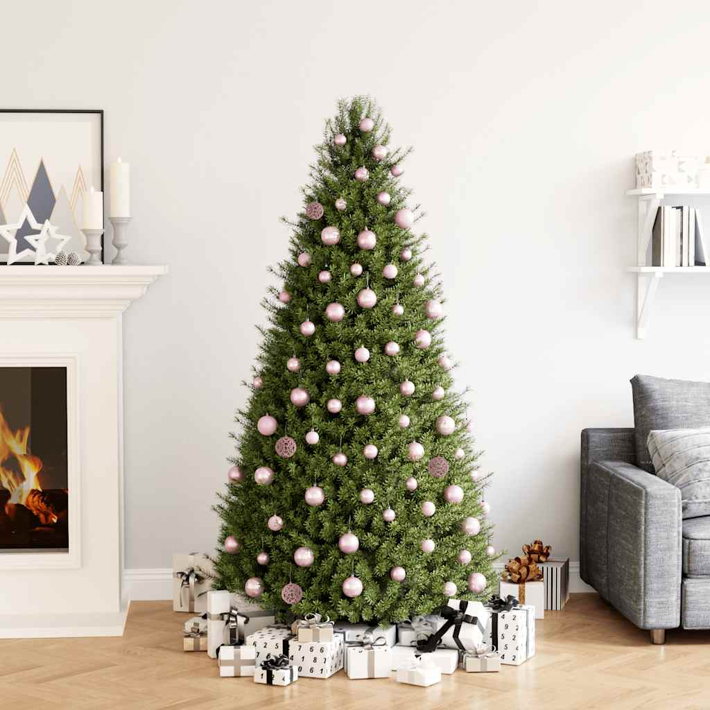 100-tlg. Weihnachtskugel-Set Weiß