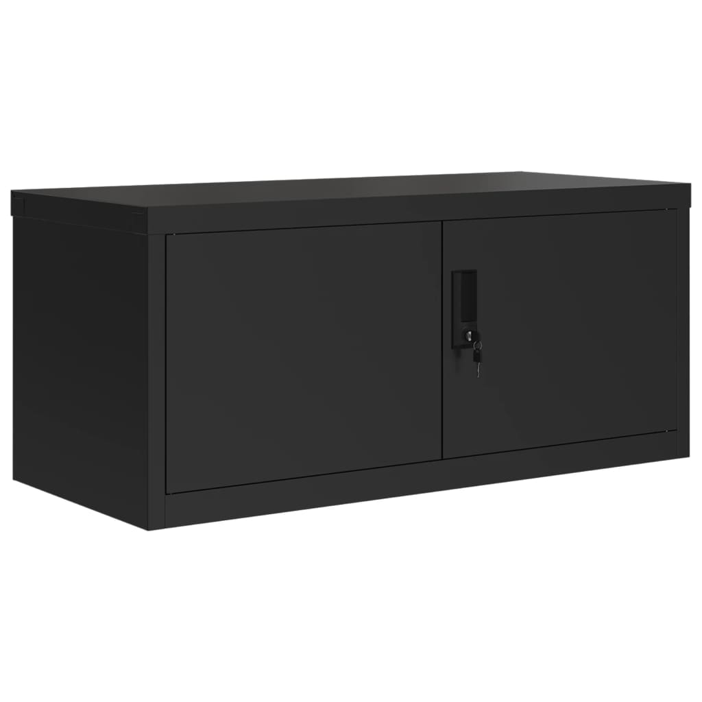 Aktenschrank Weiß 90x40x110 cm Stahl