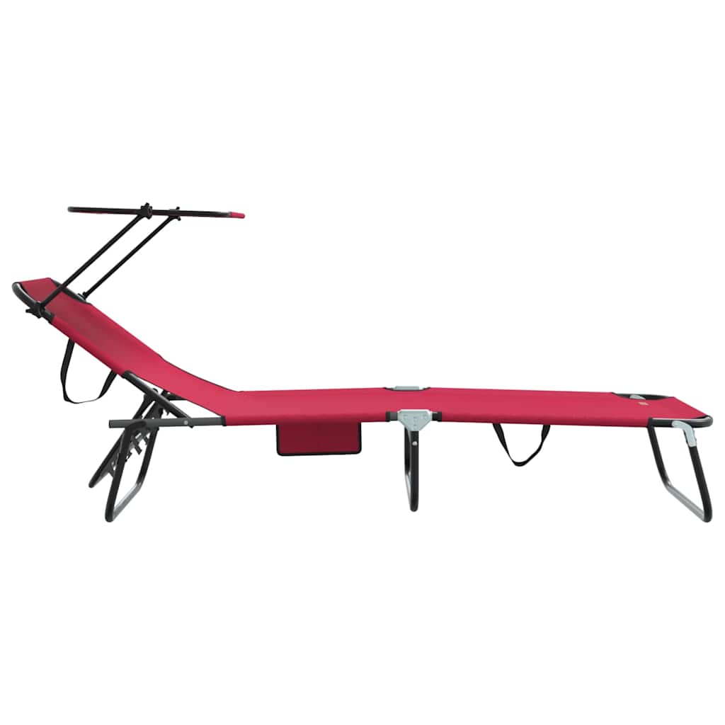 Klappbare Sonnenliege Blau 190 x 57 x 81 cm Oxford